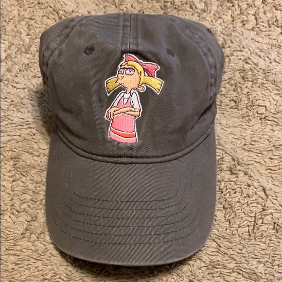 Gray Hey Arnold Hat With Helga Pataki 